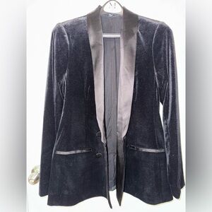 Express Black Velvet Women's Blazer